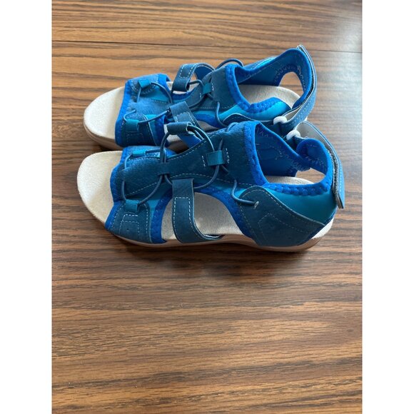 Blue Velcro sandals U.S. size 4.5, EU size 35 - Picture 4 of 7